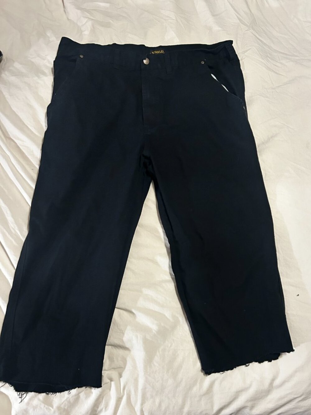 Stanley Cut off Style Black Workpants
